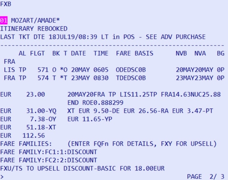 Amadeus Upsell 1